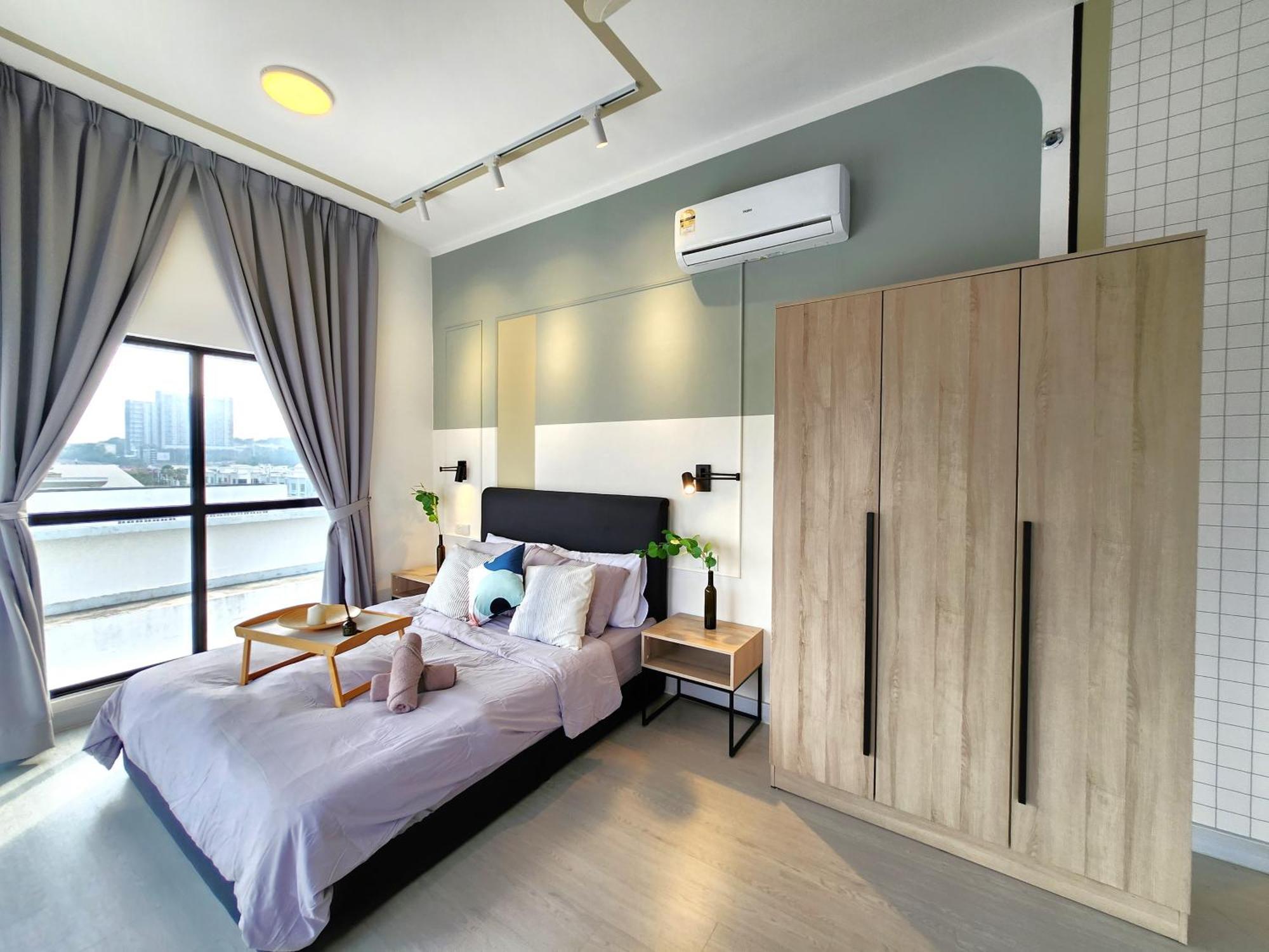 Taman Equine Comfy Studio#Greenery View#4 Pax#Aeon Mall Seri Kembangan Exteriör bild
