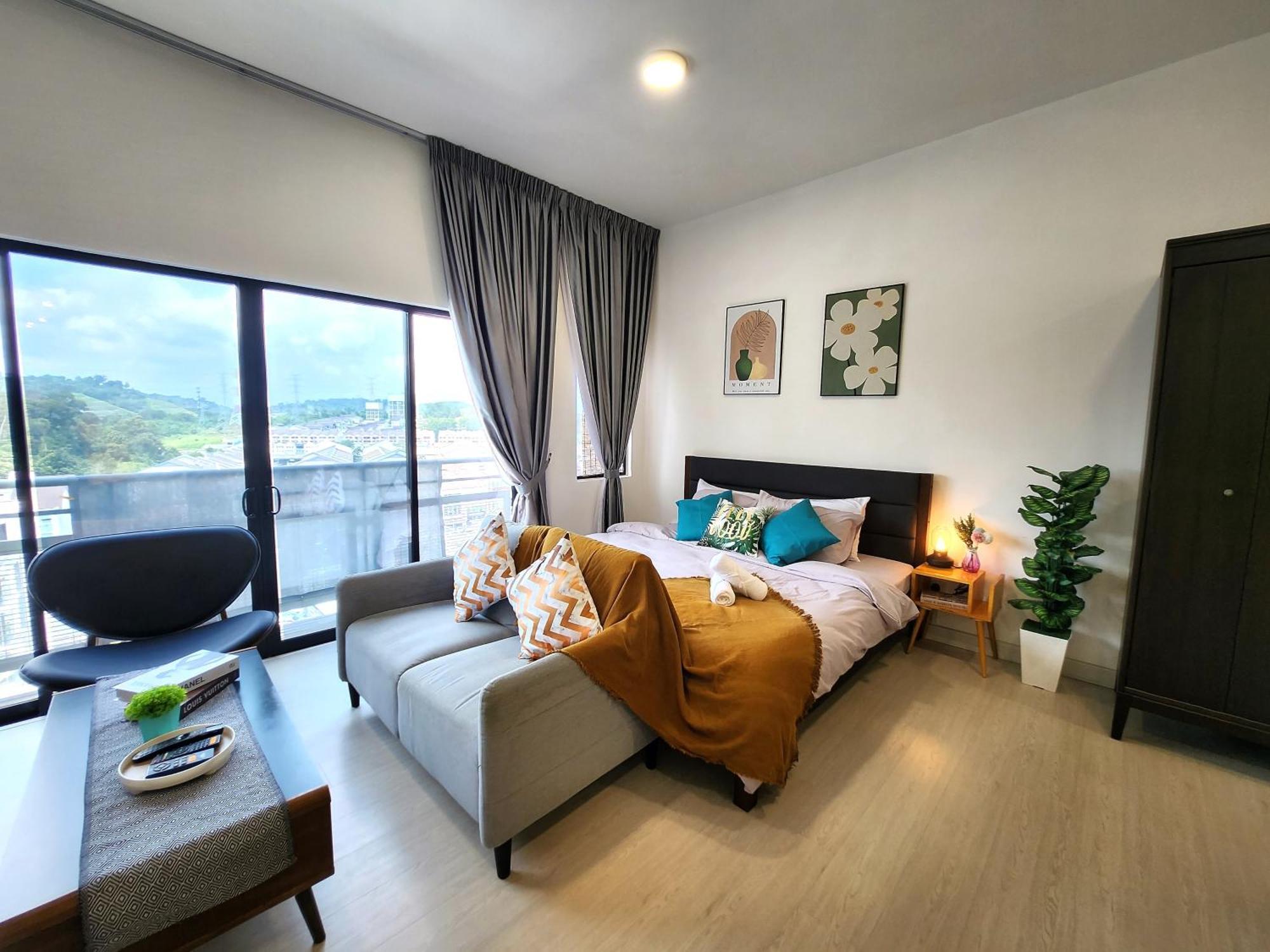 Taman Equine Comfy Studio#Greenery View#4 Pax#Aeon Mall Seri Kembangan Exteriör bild