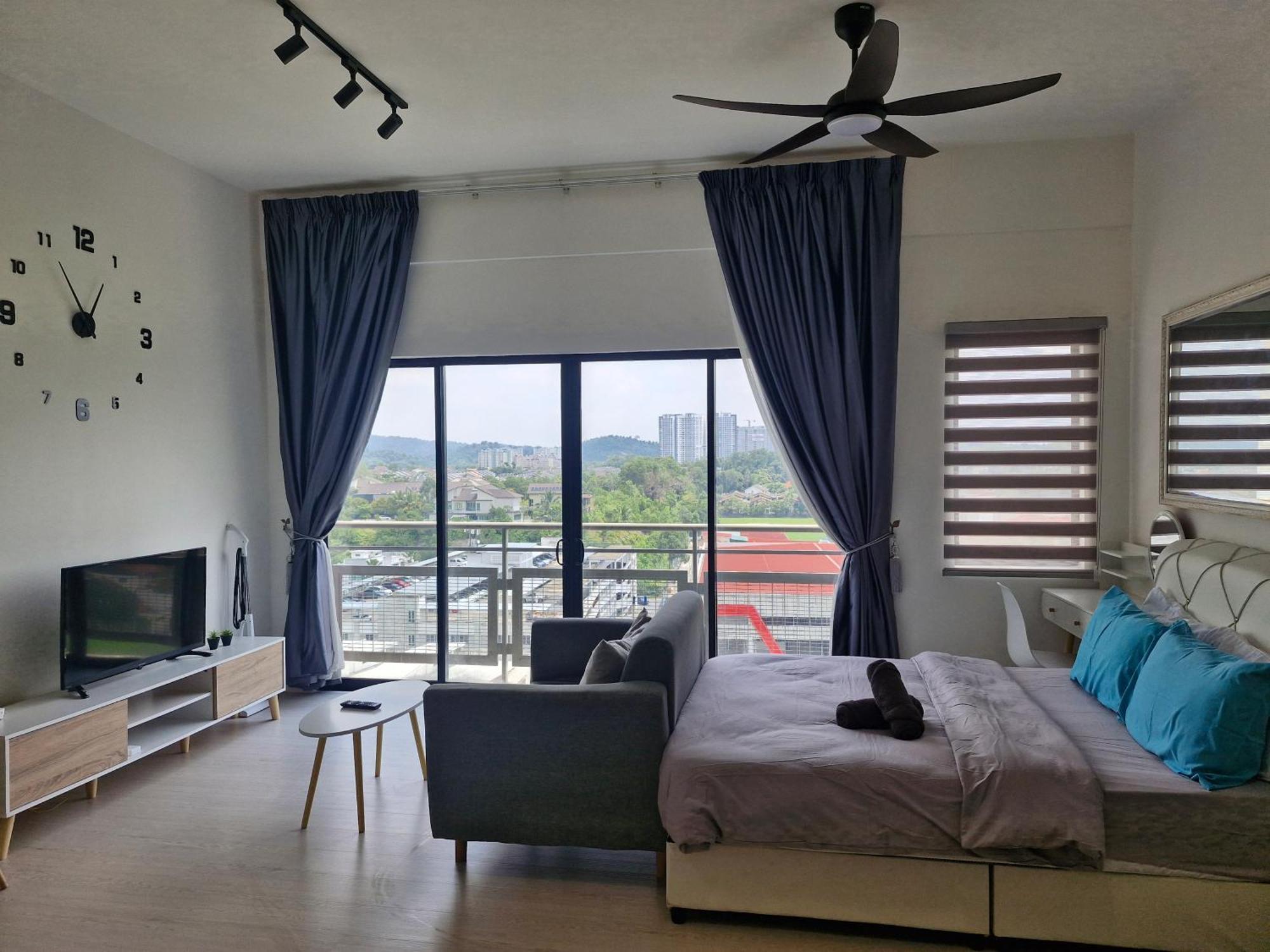 Taman Equine Comfy Studio#Greenery View#4 Pax#Aeon Mall Seri Kembangan Exteriör bild